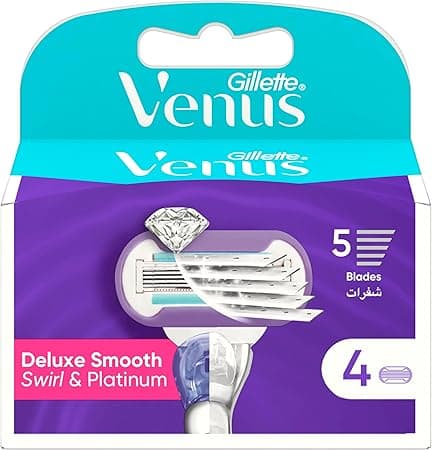 Gillette Venus Deluxe Smooth Swirl Blades x4