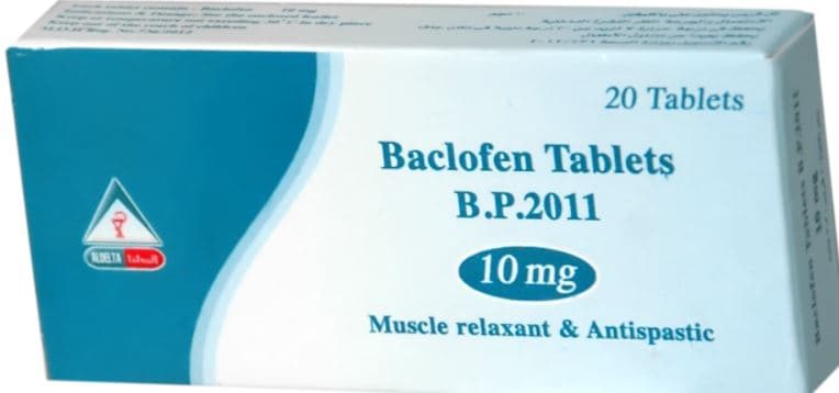 baclofen 10 mg 20 tab