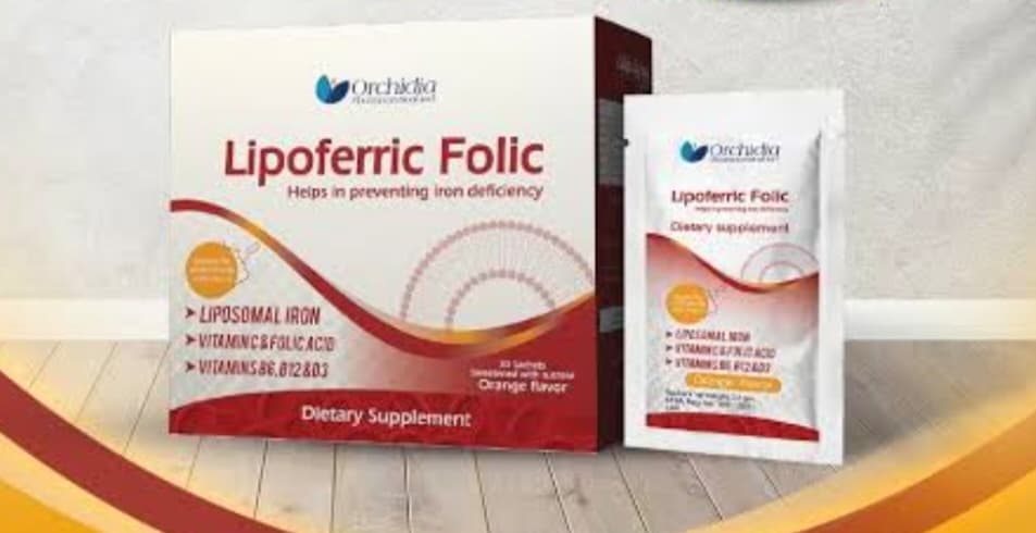Lipoferric folic sachets 
