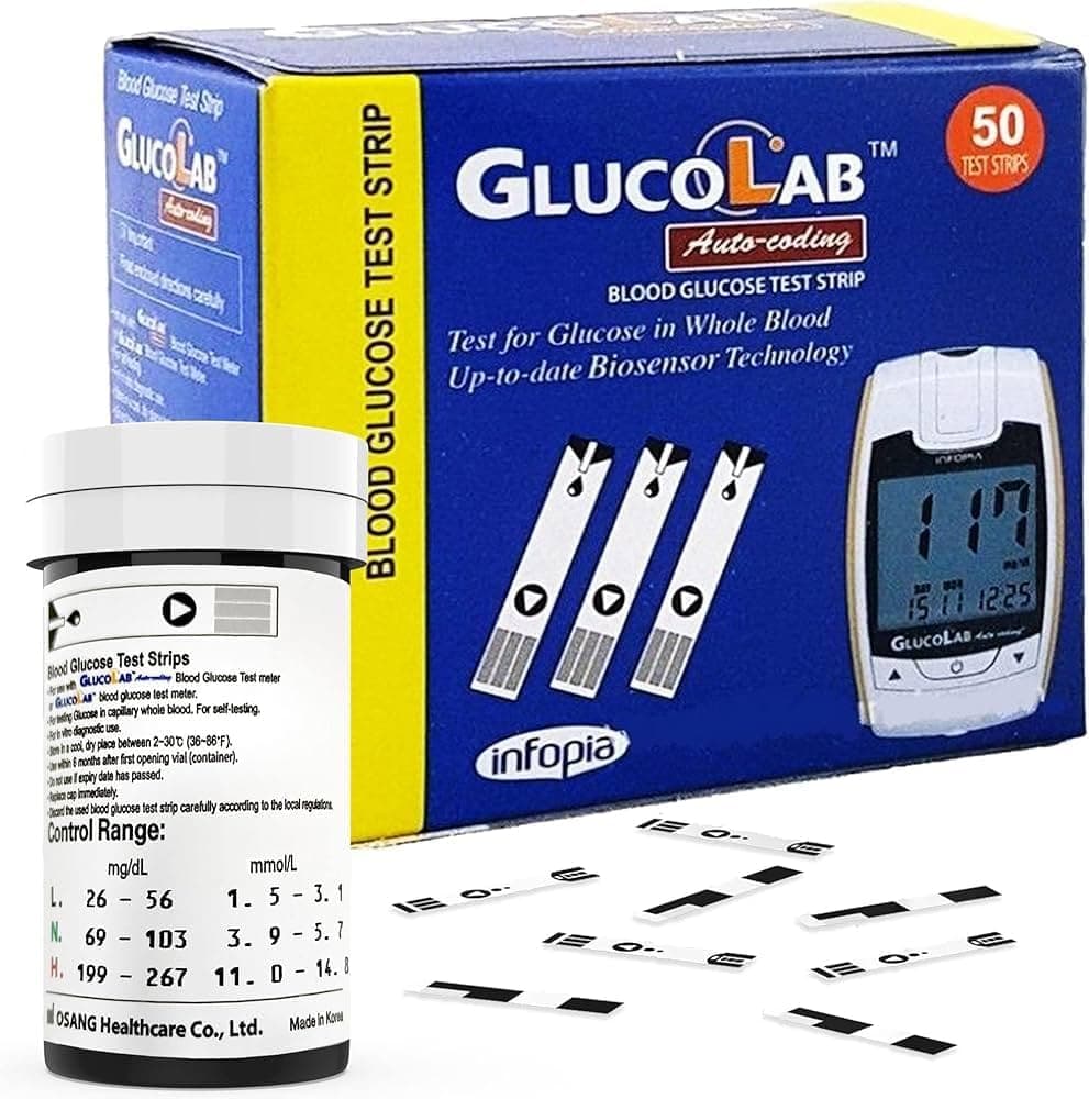 Gluculab Glucose Analysis Strips