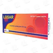 LOSAR 50 MG 28 TAB