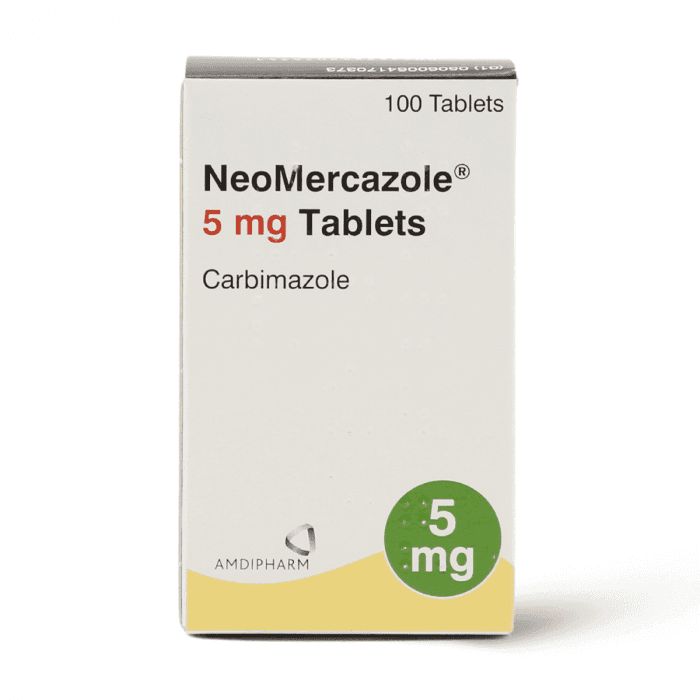 Neo mercazole 5 Mg 100 tab