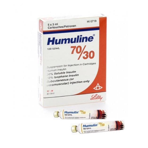 HUMULIN - 70/30 PENFILL100 I.U 5 VIAL3 ML