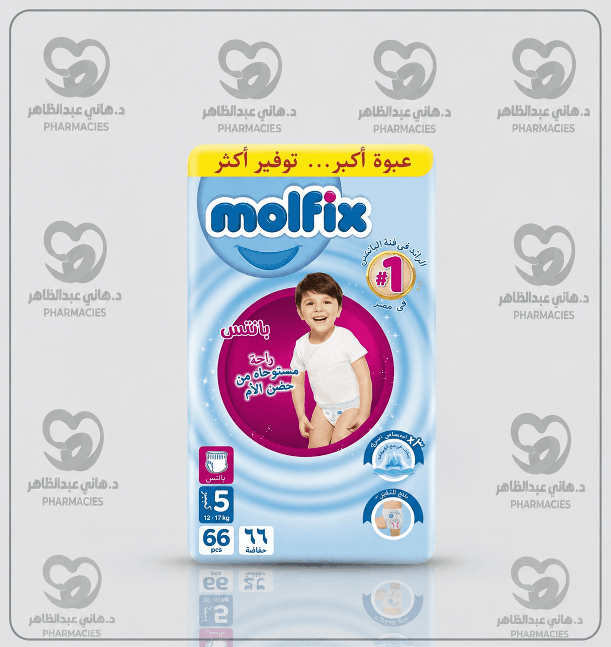 Molfix - Pants Diapers Size 5 - 66 Pieces