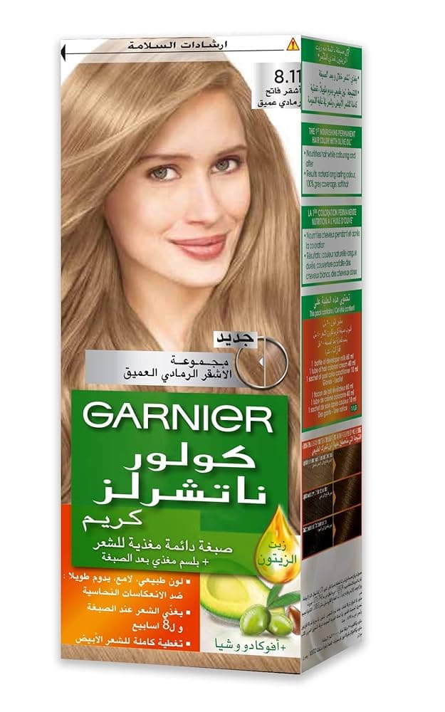 Garnier Color Naturals Permanent Crème Hair Color - 8.11 Deep Ashy Light Blonde
