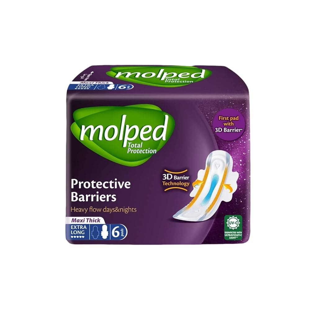 Molped Total Protection - Single Pack - Extra Long 6 Pads
