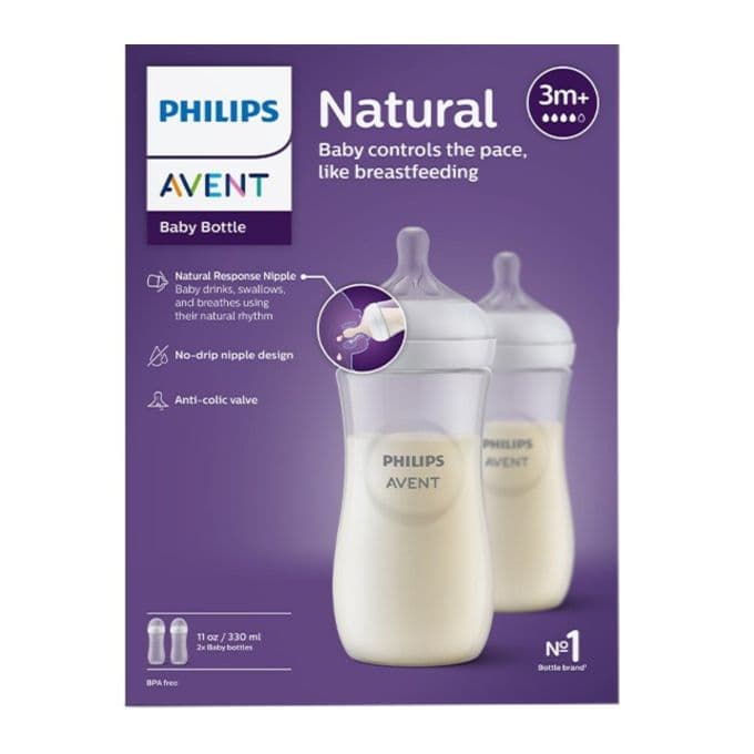 Philips Avent Natural 330 ml 2 pieces