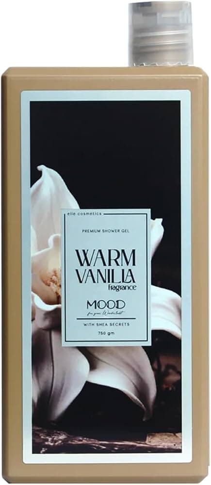 mood warm vanilla shower gel 750 ml