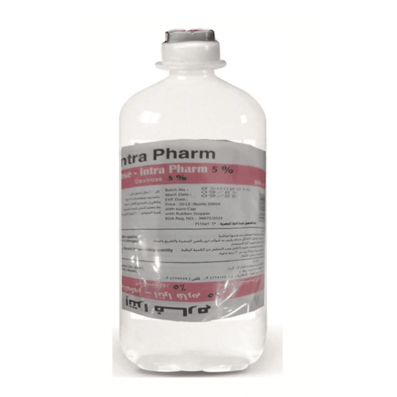 GLUCOSE 5 INTRA 500 ML