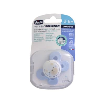 Chicco Silicone Soother  for Boy 2-6M
