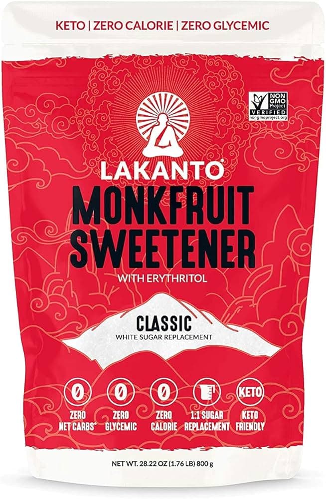 Monk Fruit Sweetener  White Sugar