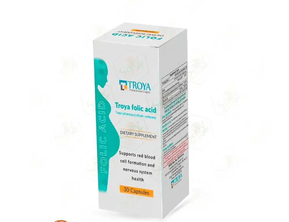Troya folic acid 30 capsule