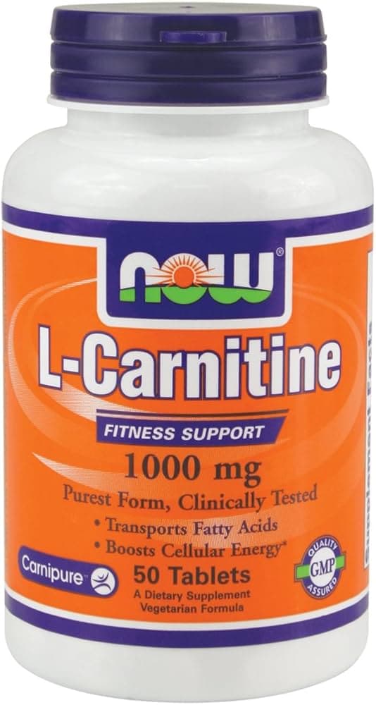 Now L-Carnitine 1000 mg 50 Tab