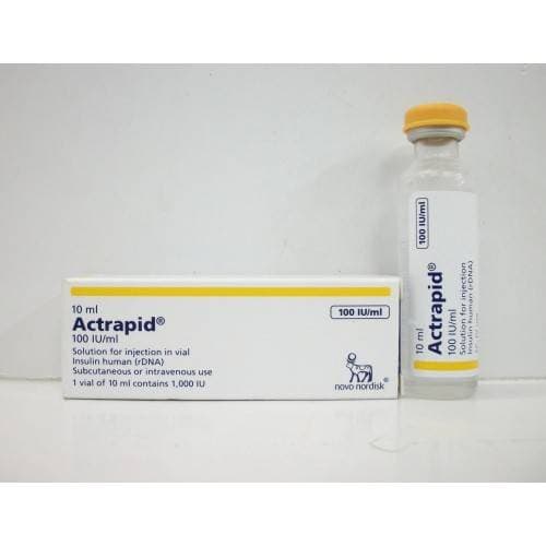 ACTRAPID  HM 100 IU / ML  10 ML VIAL