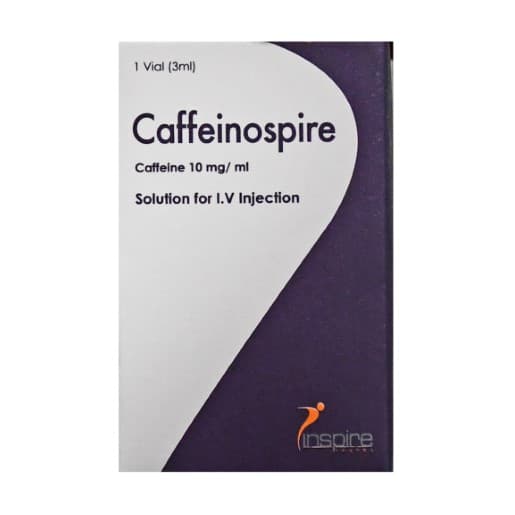 CAFFEINOSPIRE 10MG/3ML VIAL IV 