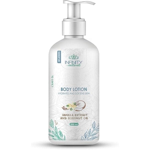 Infinity Naturals Body Lotion Vanilla Extract and Coconut Oil 250 ml