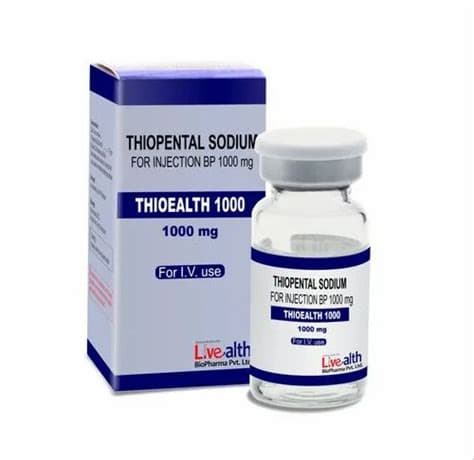 Thiopental 500 mg vial