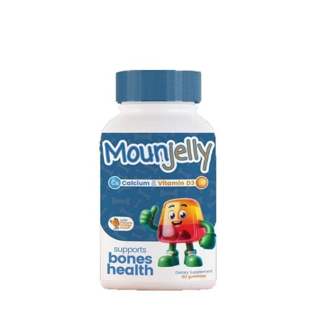 Mounjelly Calcium & Vitamin D 60 GUMMIES 