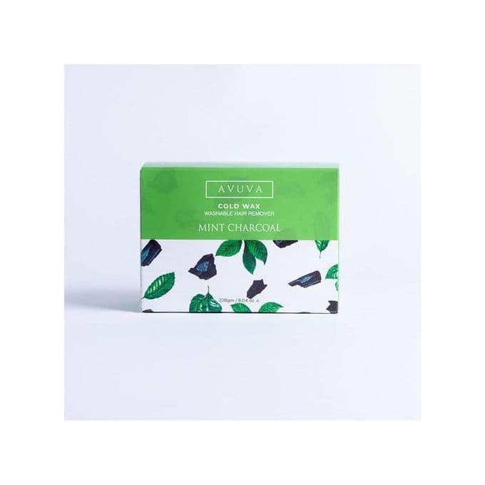 Avuva cold wax mint charcoal  228 gm