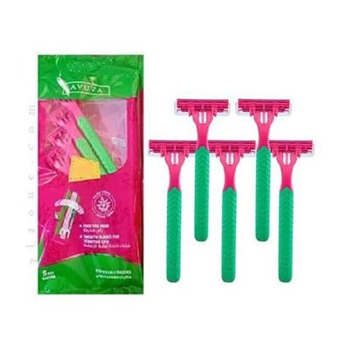 Avuva soft women's razor Pack of 4+1
