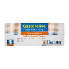 Gastorelive 50 mg 30 tablets