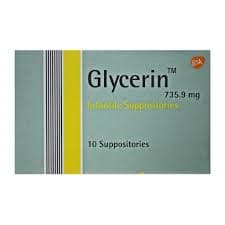 Glycerin Infantile 10 Supp Glaxo