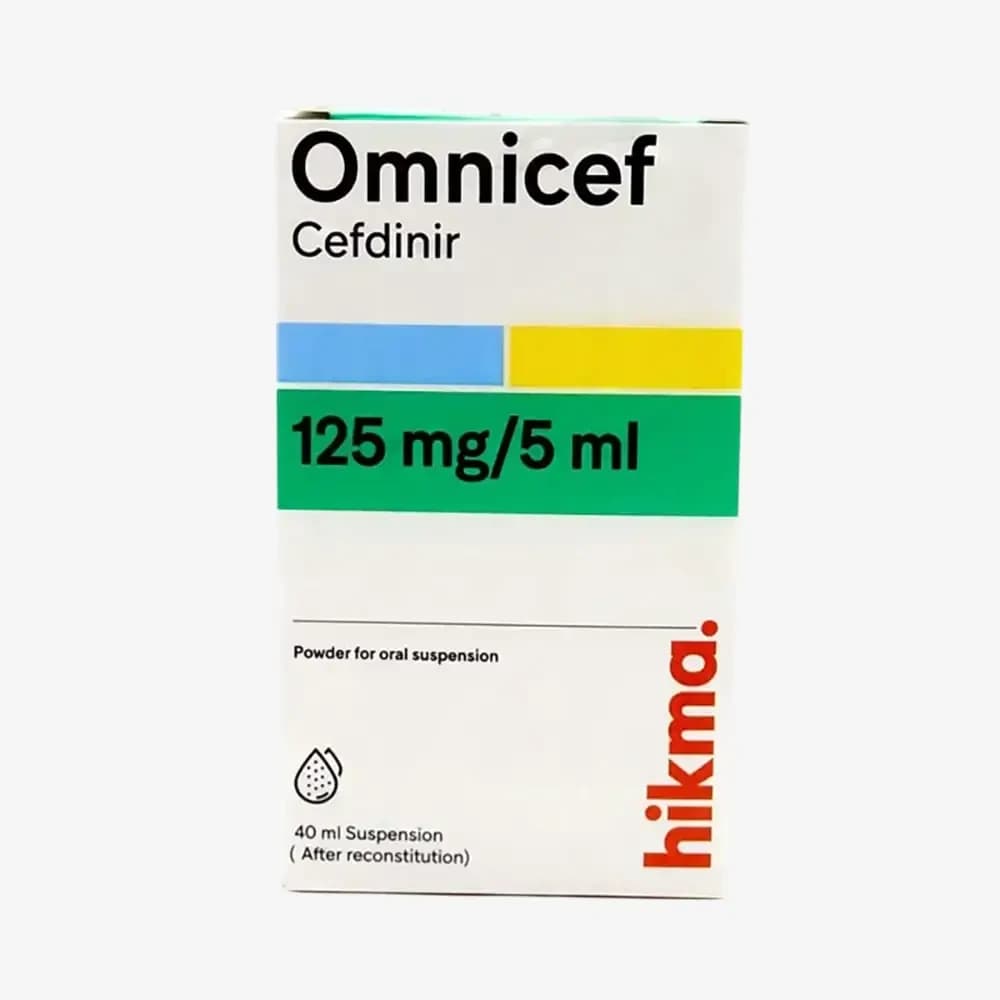 omnicef 125mg/5ml susp 40 ml