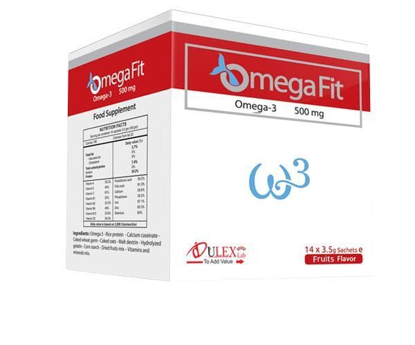 Omega vit 500 mg 14 sachets