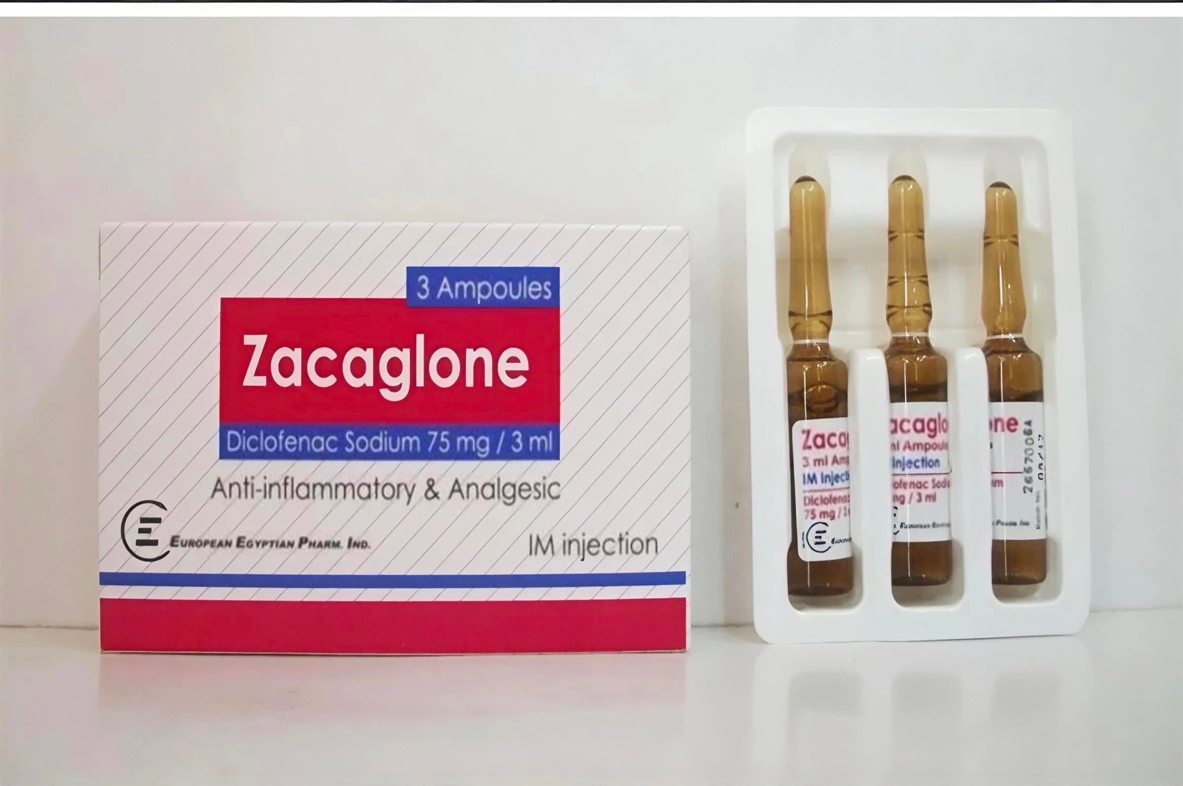 zacaglone 3 ampoules 