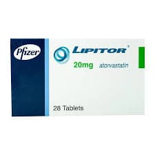 Lipitor 20 mg 28 tablets