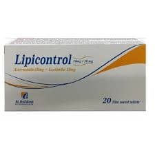 Lipicontrol 10/10mg 20 tablets