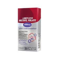 Limetals Methyl Folate 1000 mg 30 tablets