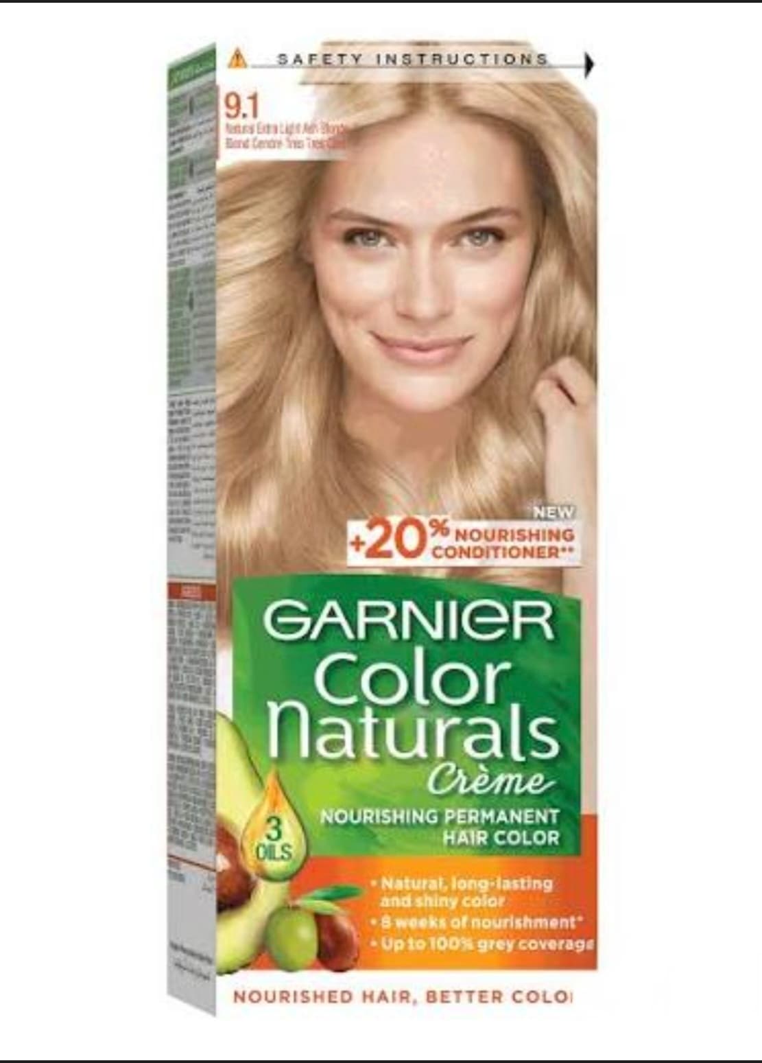 Garnier 9.1 hair color 10%