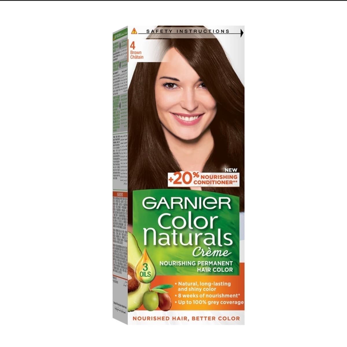 Garnier  Color Naturals 4 Brown 10%