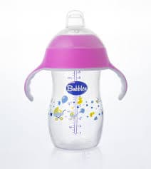 Bubbles Pink 280ml Kids Cup
