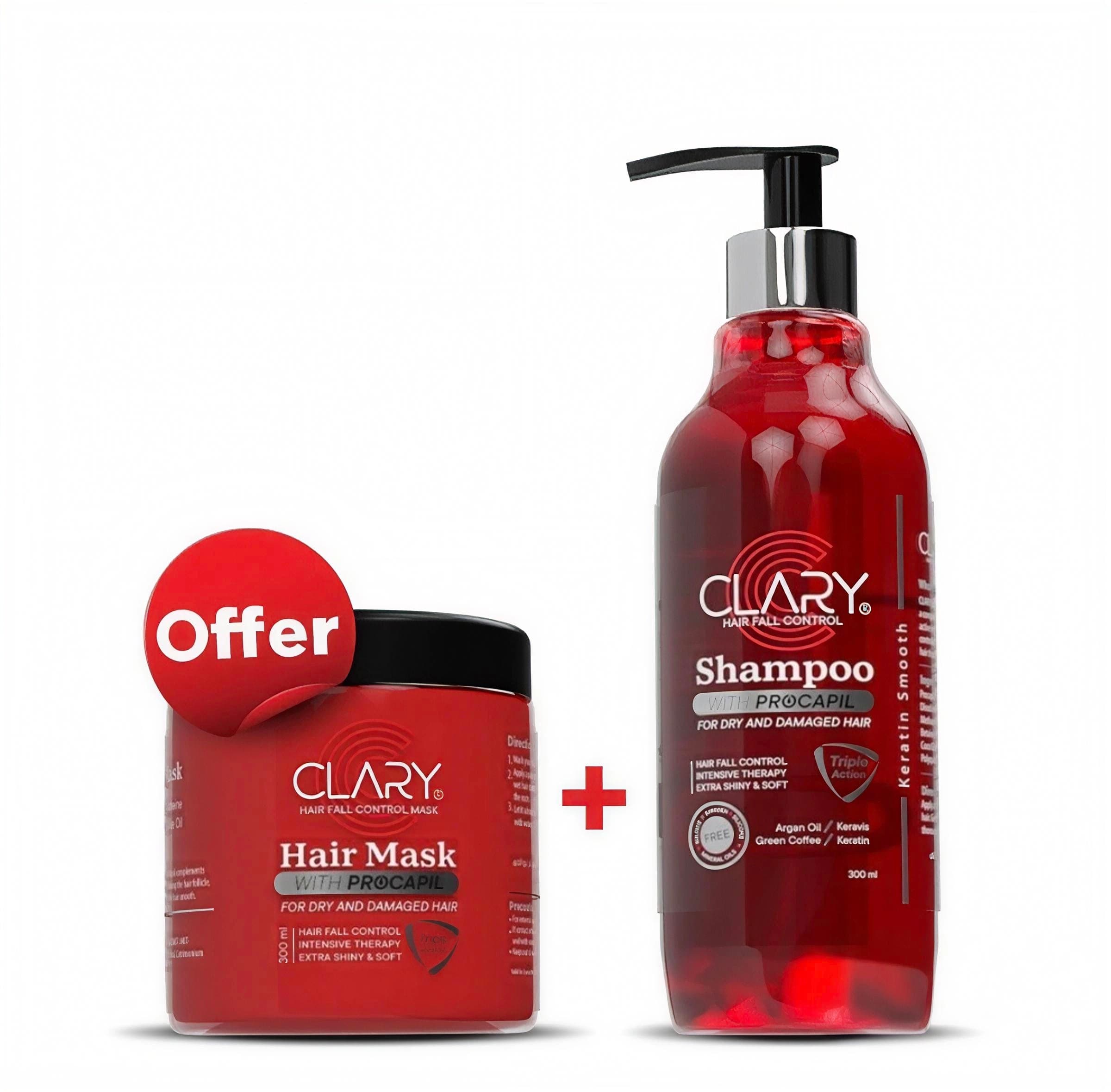 Clary Shampoo + Hair Mask Offer