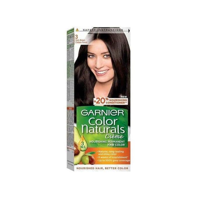 Garnier Color Naturals Hair Color - 3 Brown 15%