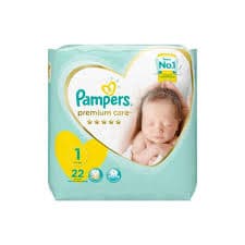Pampers Premium Size 1 22 Diapers