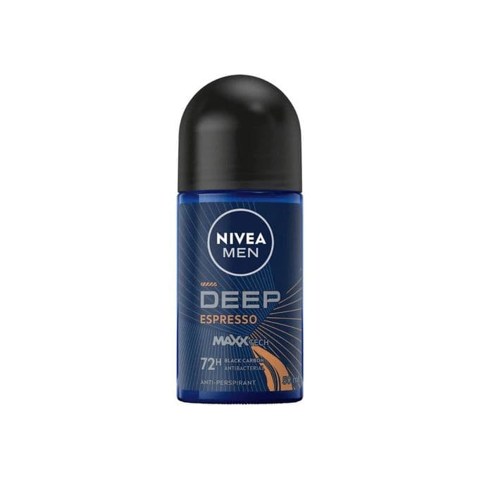NIVEA MEN Deep Black Carbon Espresso Roll-On (50ml - 15% OFF)