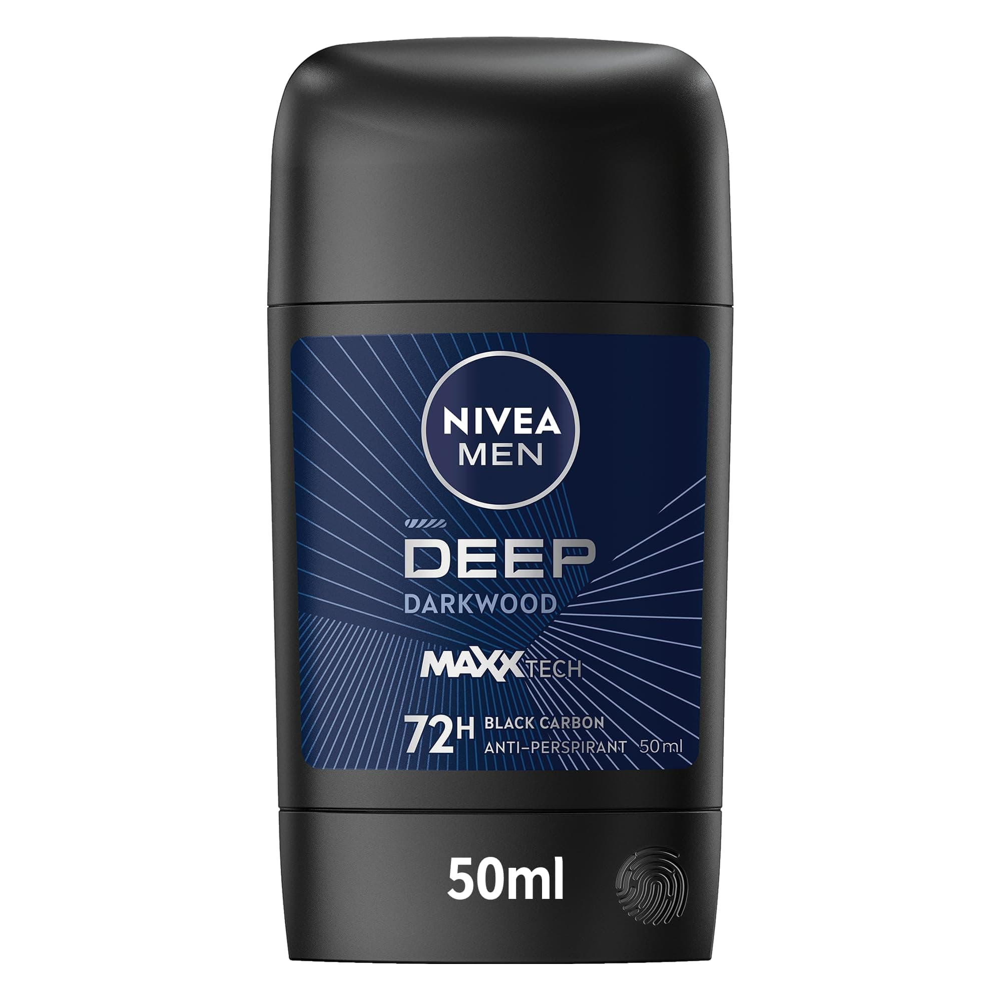 NIVEA MEN Deep Black Carbon Anti-Perspirant Deodorant Stick 50ml